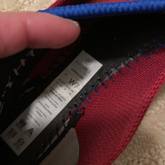 Red flats Rothy’s - Picture 6 of 12